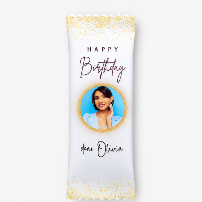 Personalized Birthday Chocolate Bar (14 gm) || Celebrate with Photo & Name