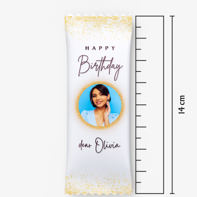 Personalized Birthday Chocolate Bar (14 gm) || Celebrate with Photo & Name