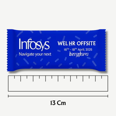 Customized Corporate Chocolate Pack – Blue Edition | Premium Gifting for Events, Teams & Celebrations