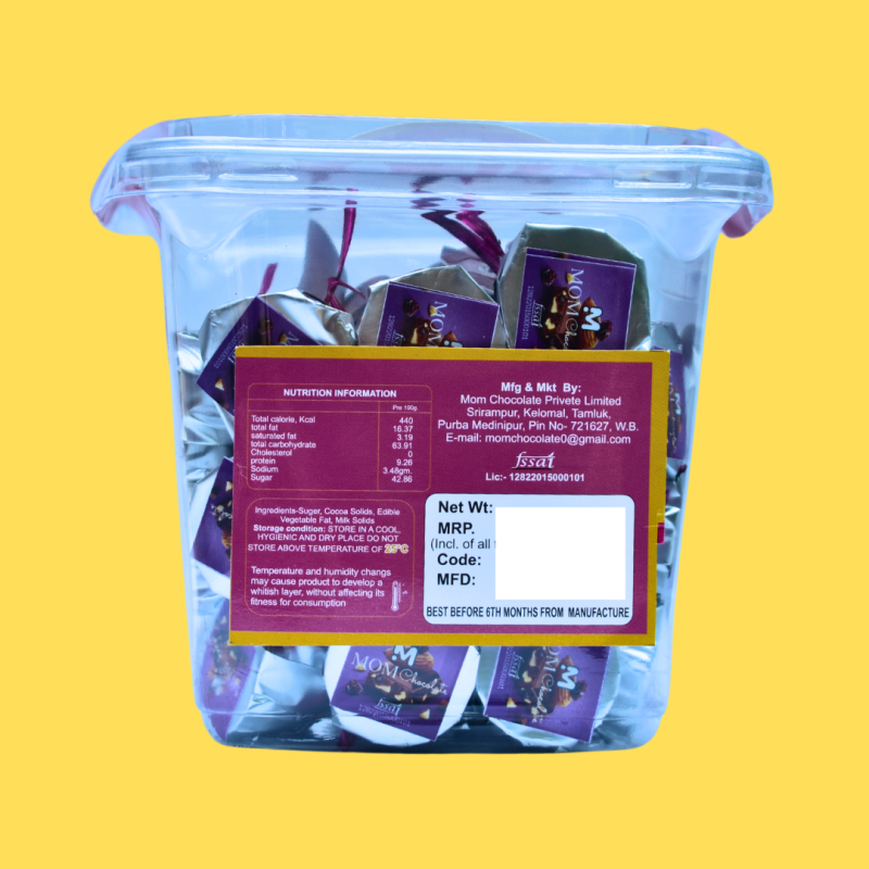 Luxury Mix Dry Fruit Chocolate Jar